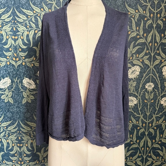 Nanette Lepore Sweaters - Nanette Lepore 100% Linen Open Front Cardigan